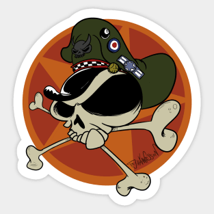 Captain Skull Sticker